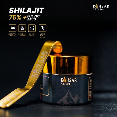 Kohsarnatural Shilajit – High Fulvic Acid, Herbal Blend for Energy & Vitality