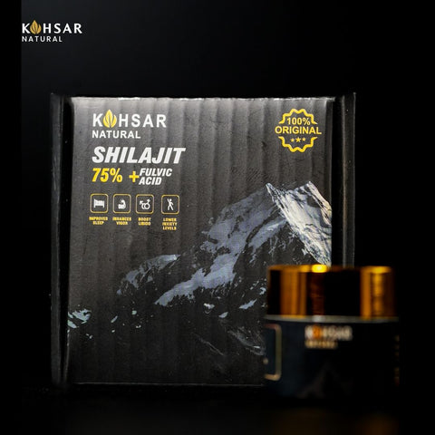 Kohsarnatural Shilajit – High Fulvic Acid, Herbal Blend for Energy & Vitality
